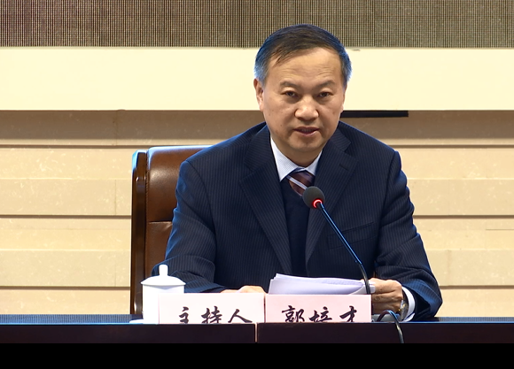 中共榆林市委常委,统战部部长郭培才主持启动仪式